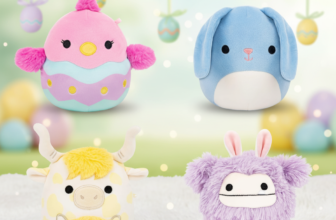 Squishmallows Original Easter 4-Pack – Cute, Ultra-Soft Plush Toys Kids Will Love