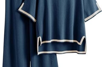 Explore Faleave Women’s Knit Two-Piece Sweater Set In Blue Color