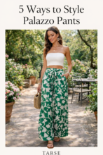 5 Ways to Style Your TARSE GreenFloral Palazzo Pants