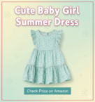 Amazon Essentials x Sofia Grainge Toddler and Baby Girls’ Woven Ruffle Sleeve Dress – Cute, Comfortable & Perfect for Everyday Wear